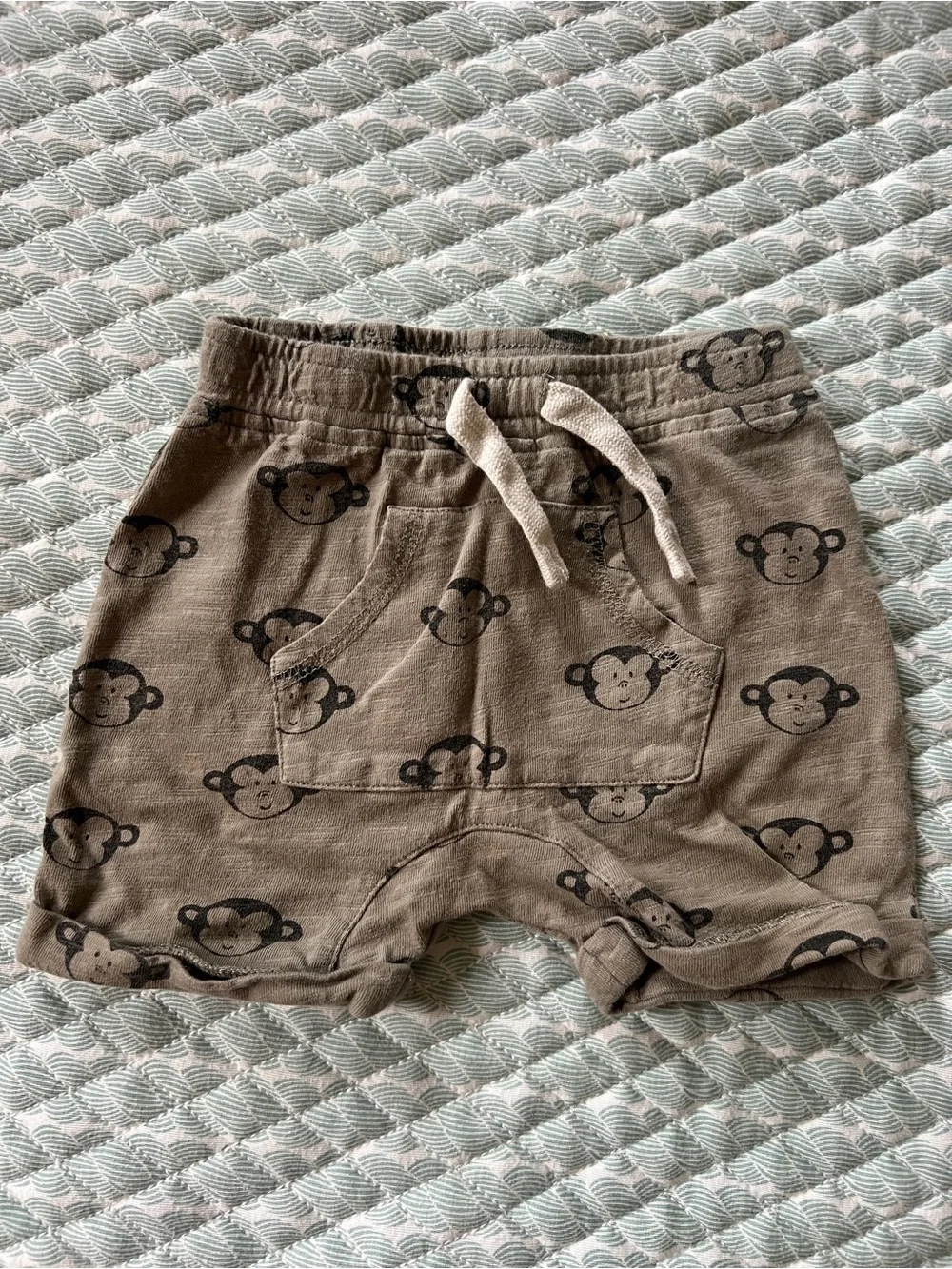 Rylee + Cru Monkey Print Shorts 12-18 Month